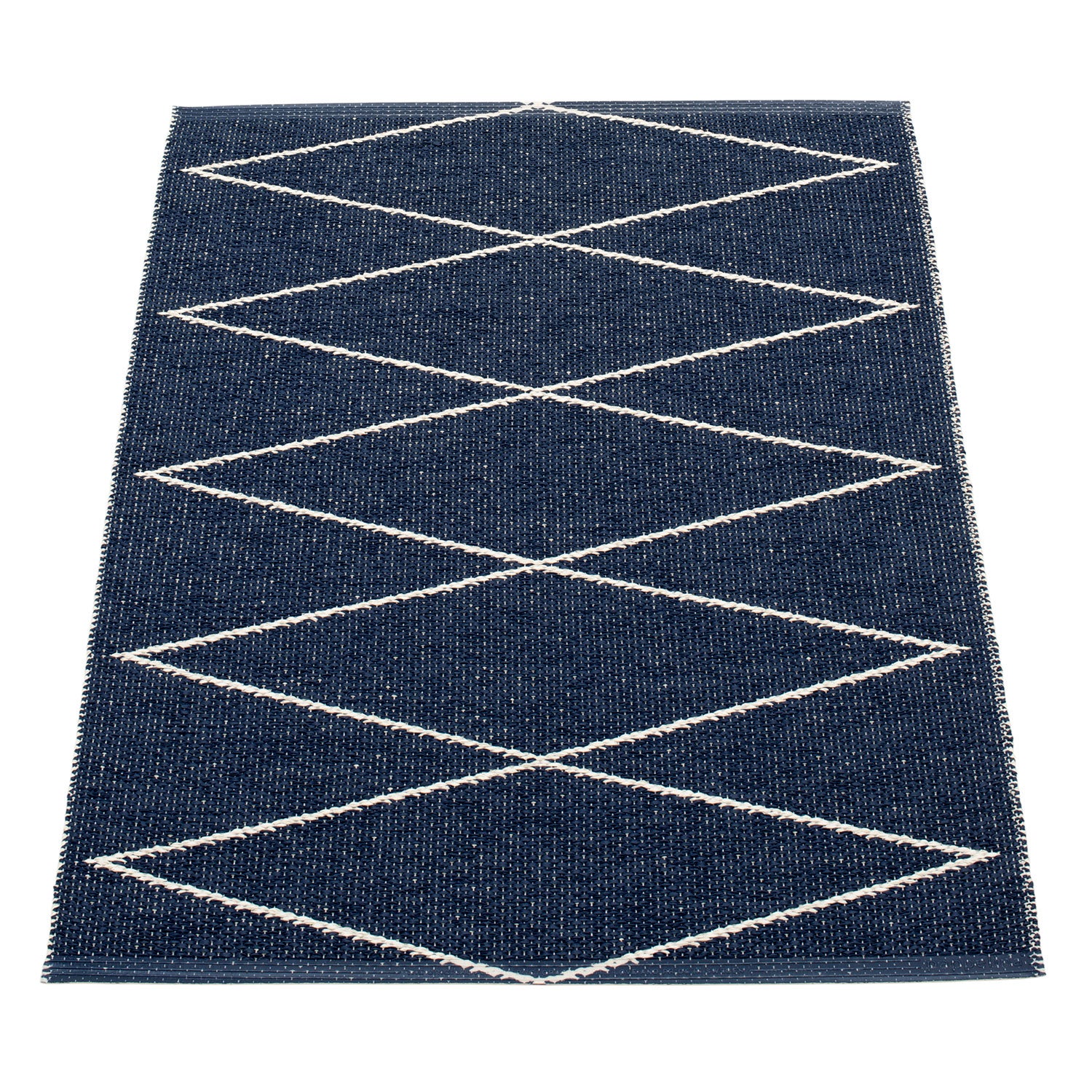 Pappelina, Max tæppe 70x100 cm darkblue / vanilla