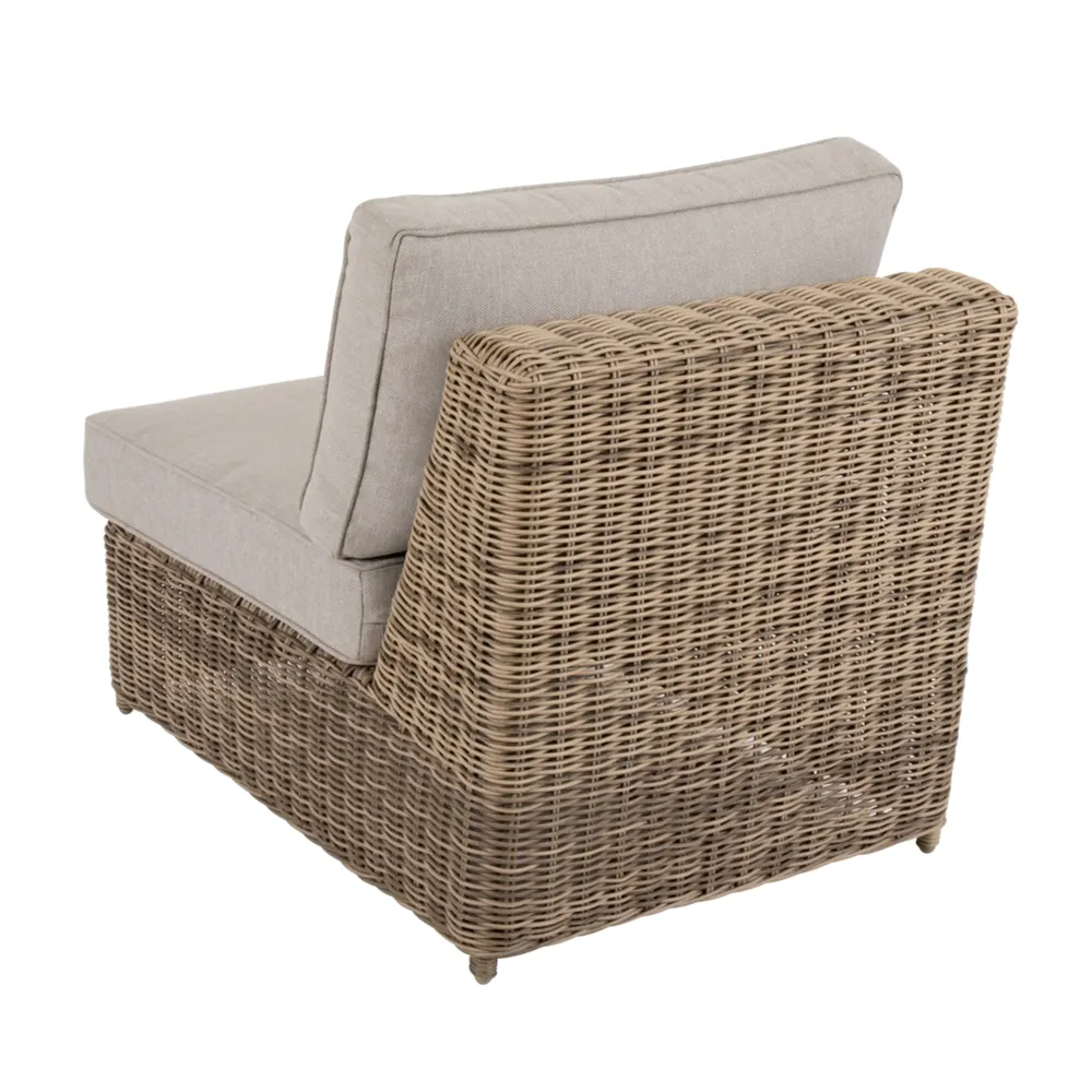 Glendon Midtersektion Rustik Polyrattan Brafab