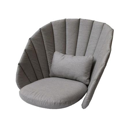 Cane-Line Peacock Loungestol Pude i taupe