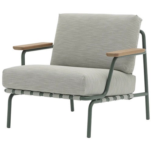 Settle Lænestol Ribbed Weave 2/Dark Green 