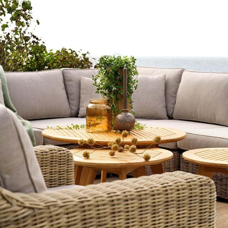 Glendon Hjørnedel Rustik Polyrattan Brafab