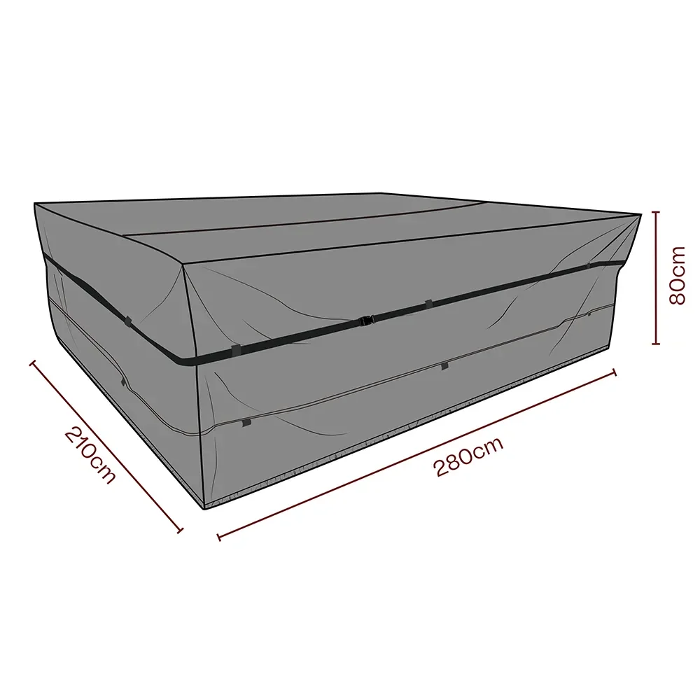 Møbelbetræk sofagruppe 280x210x80 cm Premium