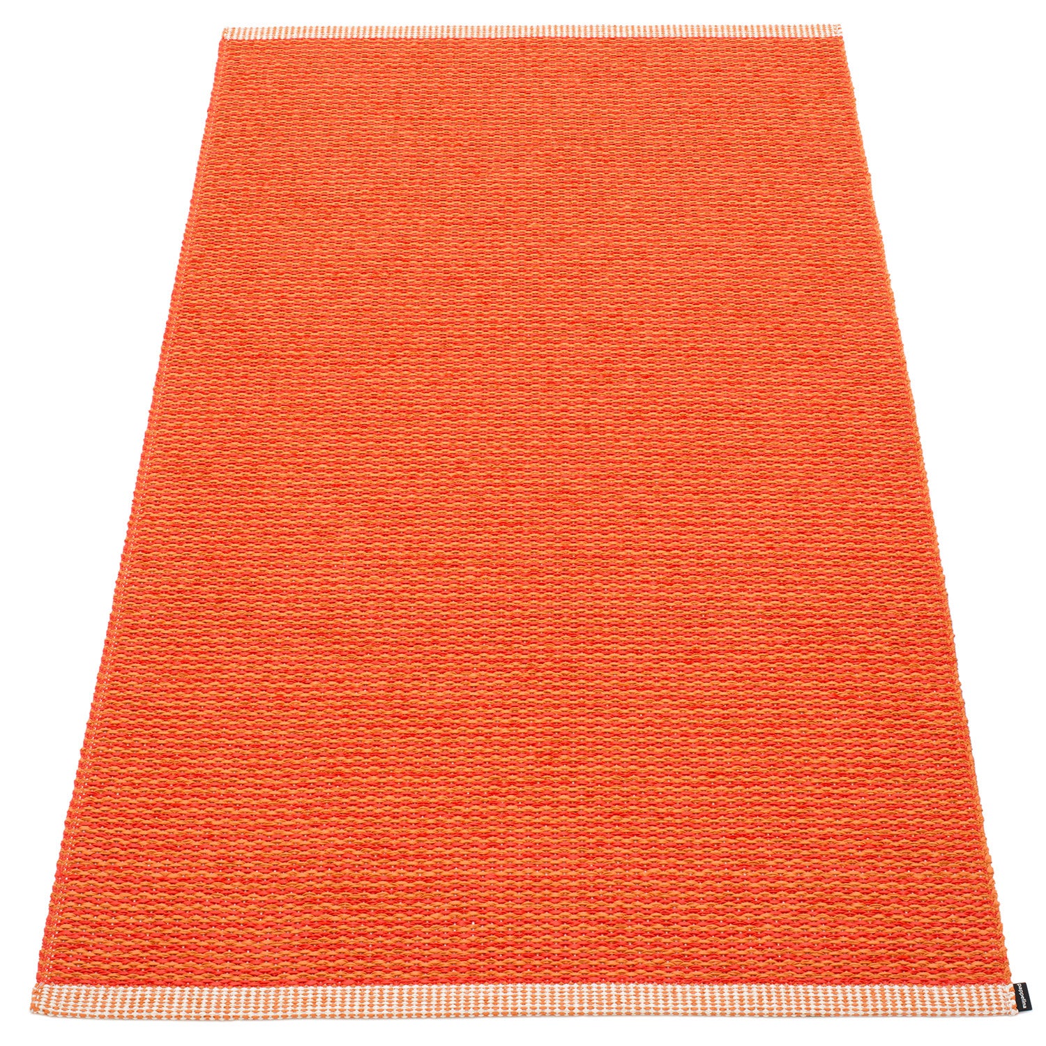 Mono tæppe 85x160 cm pale orange / coral red 