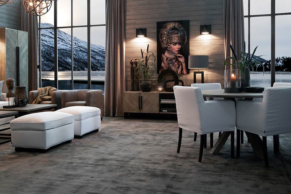 Vitrineskab Vancouver Grå Artwood