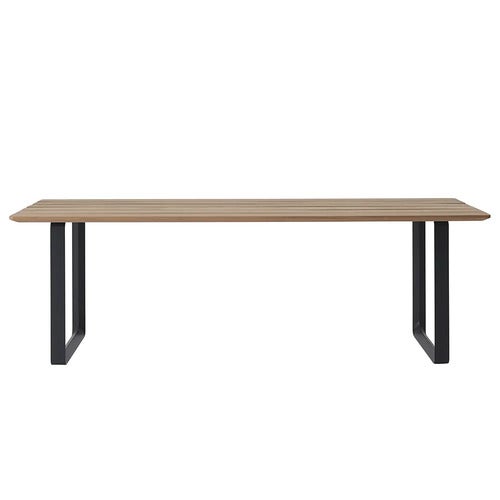 70/70 Spisebord 225x90 cm Sapele Mahogany/Anthracite Black