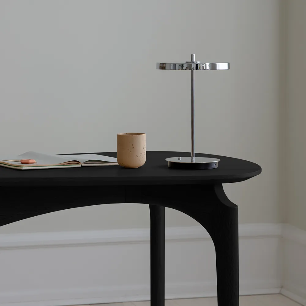 Asteria Move Monochrome Bærbar lampe Silver