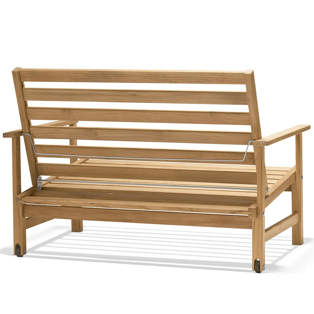 2-personers sofa teak 