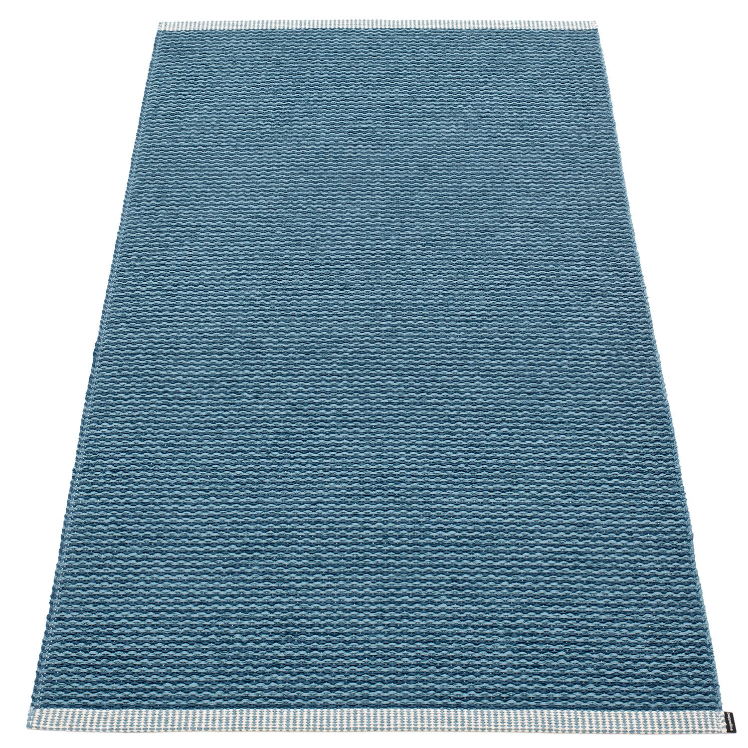 Mono tæppe 85x160 cm ocean blue / dove blue 