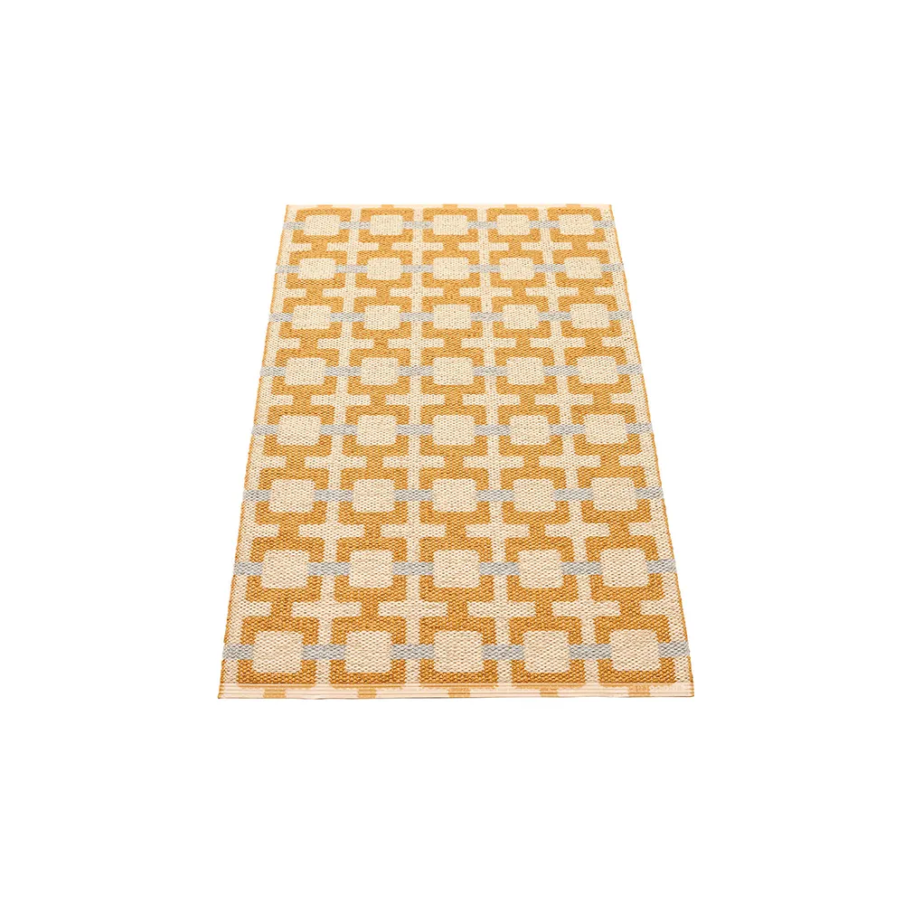 Pappelina, Tom tæppe Ochre/Cream/Sage 70 x 120 cm