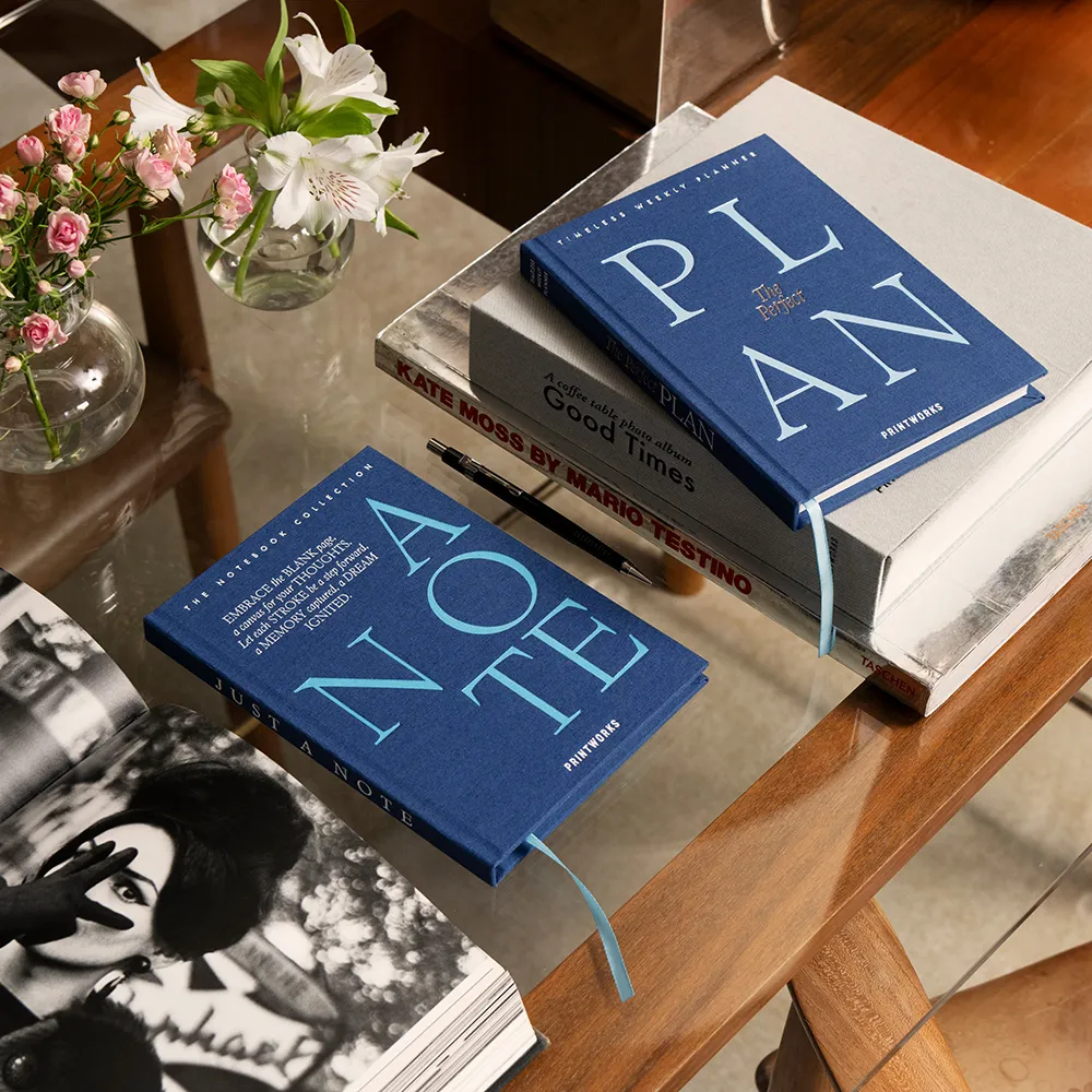 Notesbog - Bare en note, blå