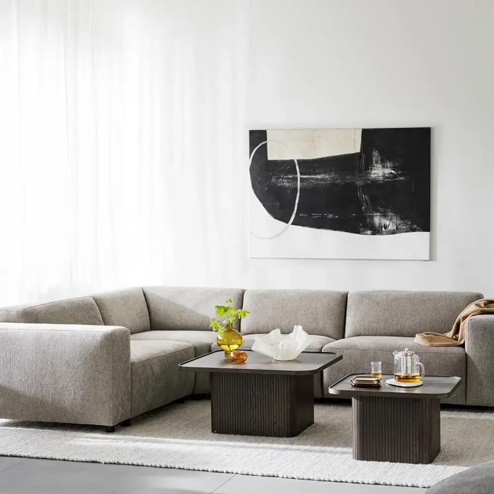 Willard hjørnesofa 2+3-seter stoff Brenda beige