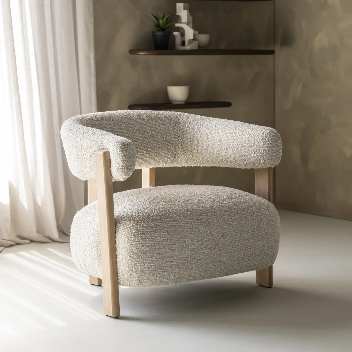 Lola Lænestol - beige Hush