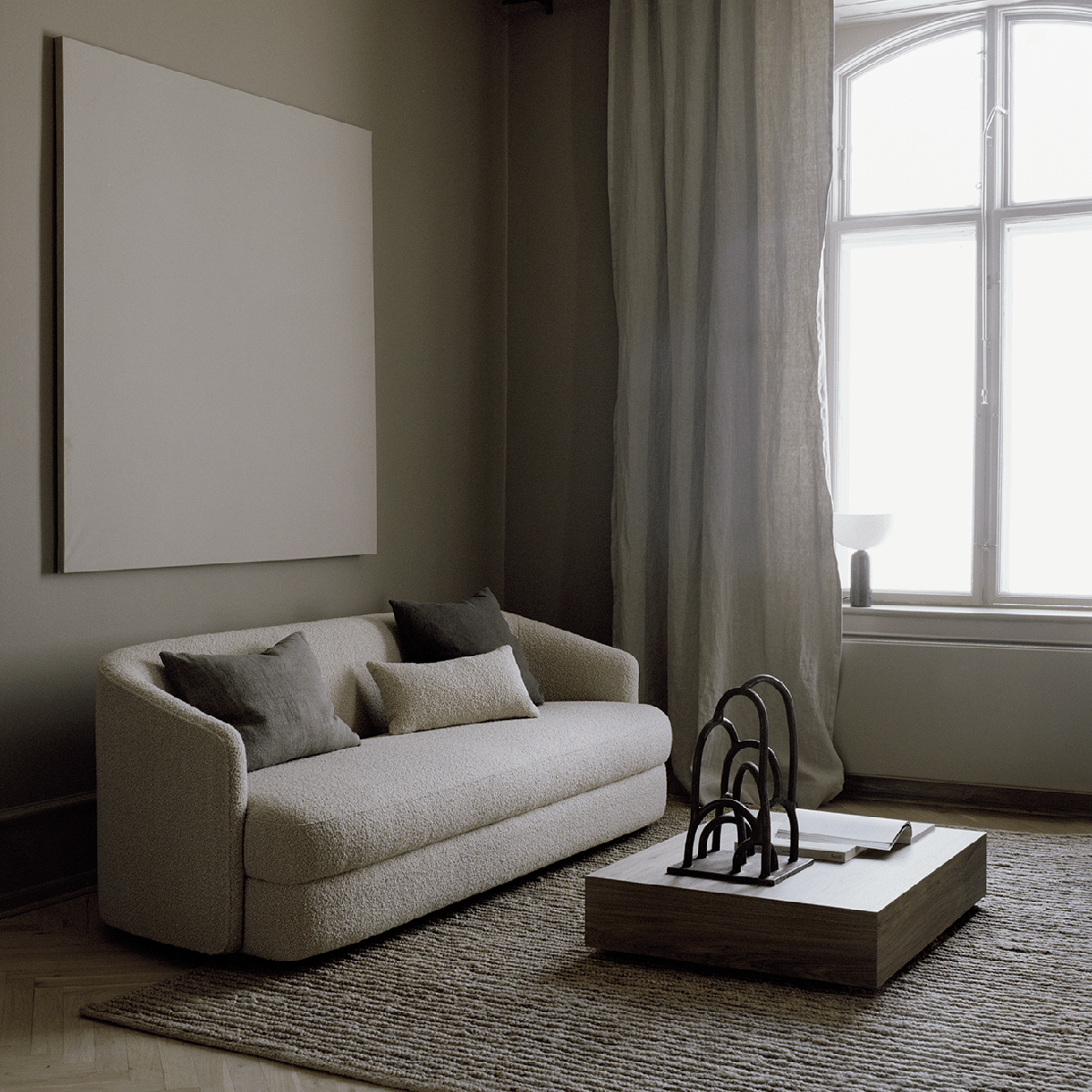 Sofa Covent Deep (3-personers) Dark Taupe