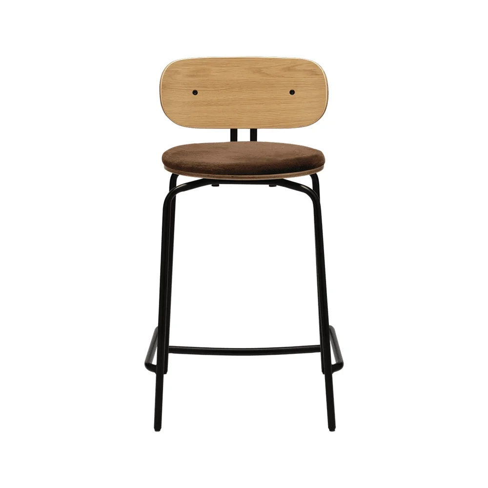 Umage, Curious Lav Barstol Eg/SortTeddy Brown