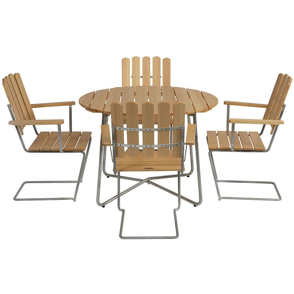 Grythyttan Stålmöbler 9A Bord Ø100 cm