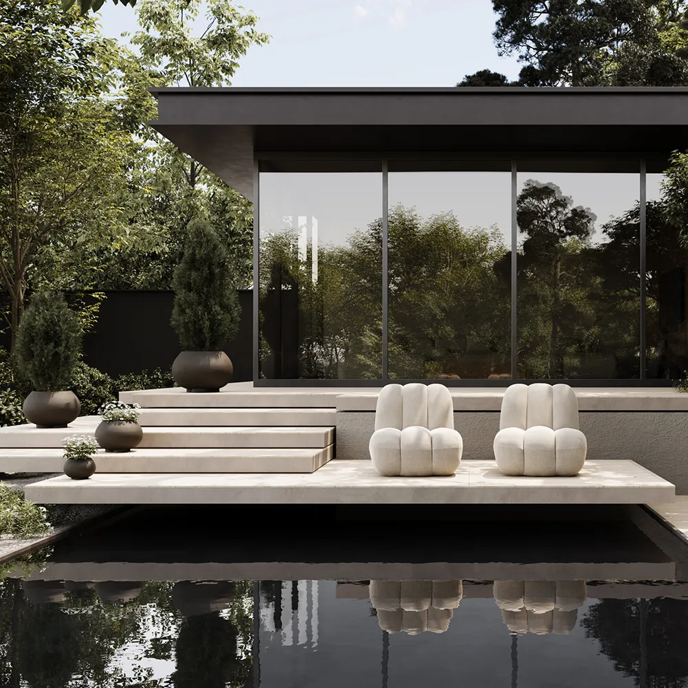 Toe lænestol - Warm Ash