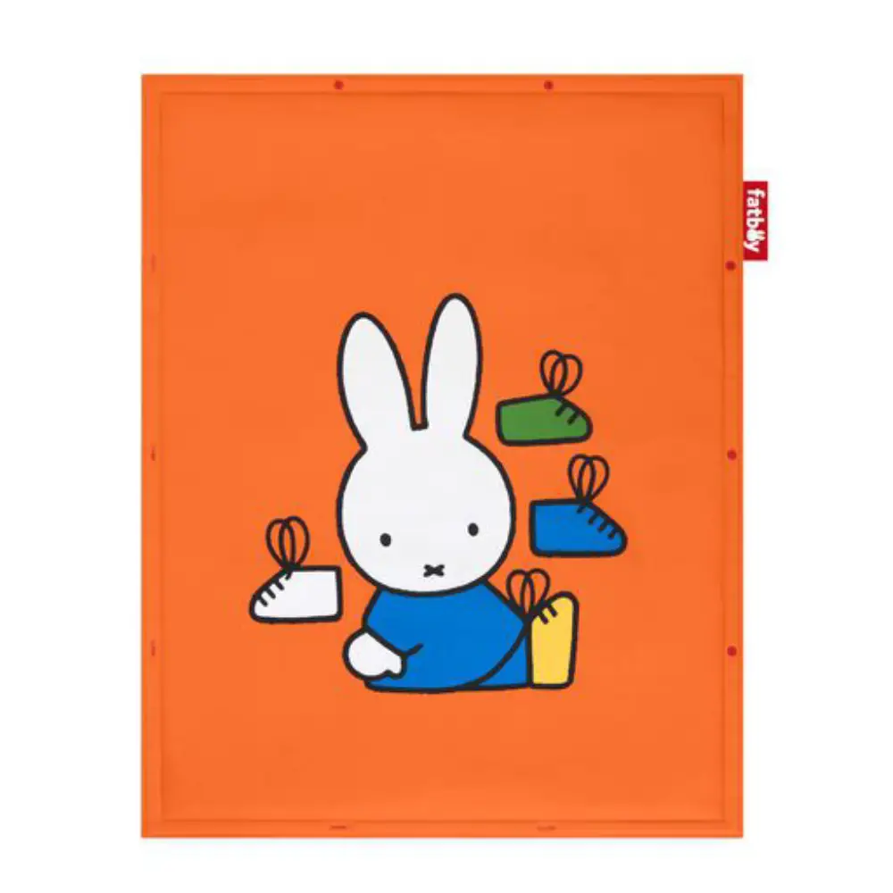 Fatboy, flying carpet x Miffy legemåtte 180x140 cm orange