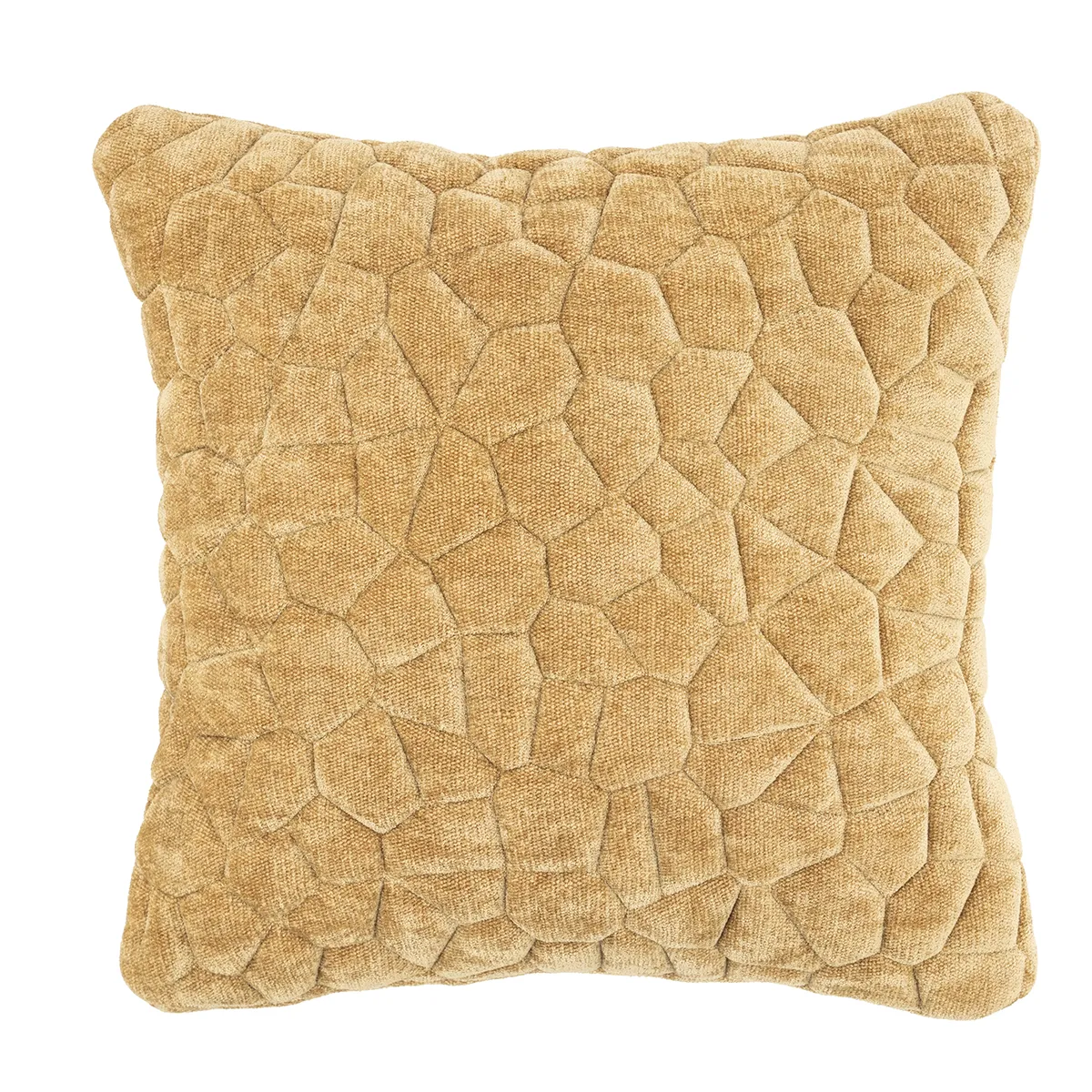 By-Boo, Pyntepude Stitch Gold 45x45 cm