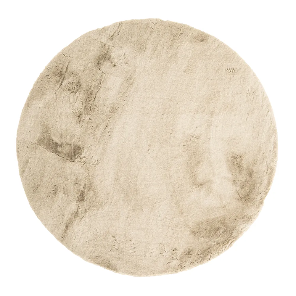 Tæppe Zena Rund Ø200 beige