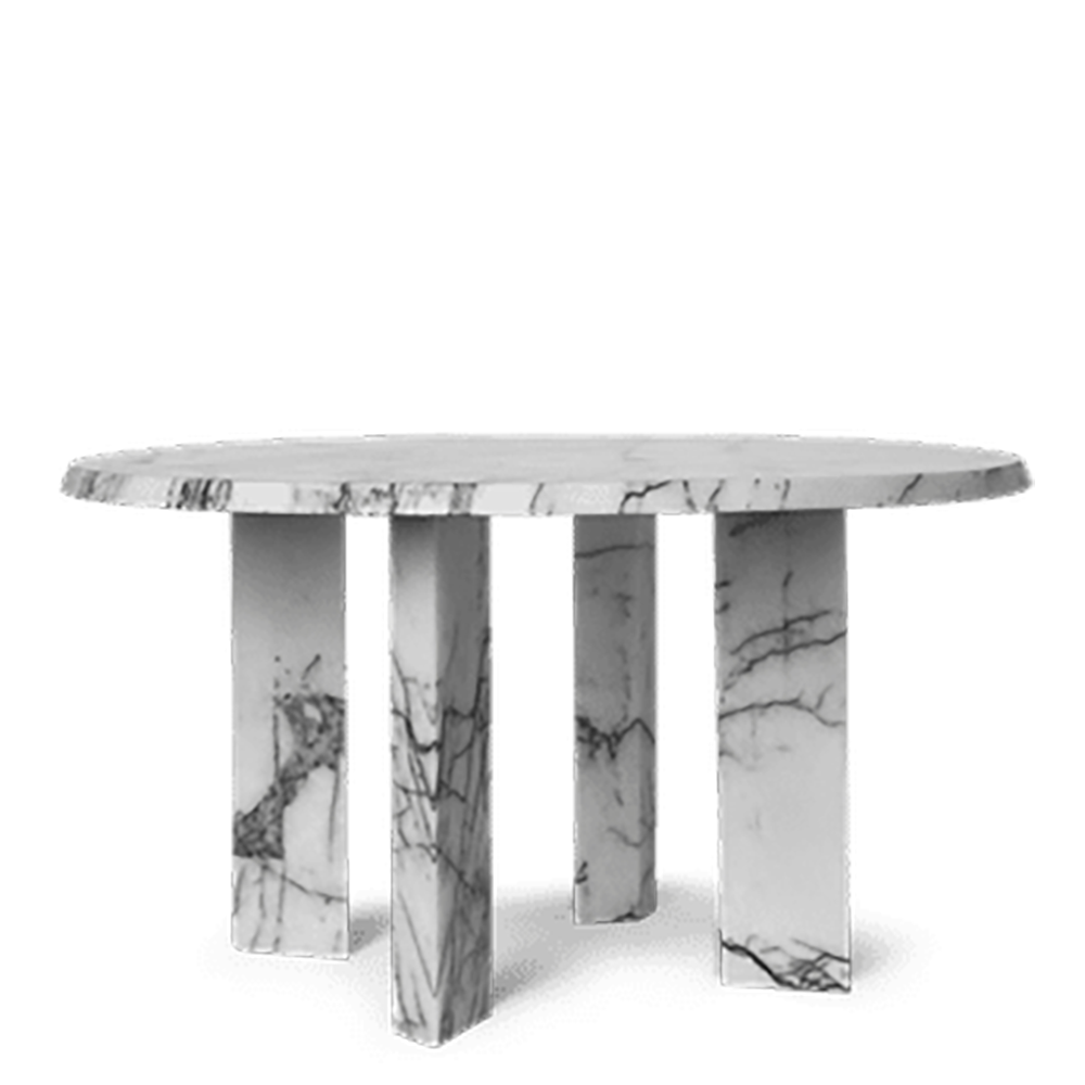 Ferm Living, Taula Sofabord - White/Charcoal