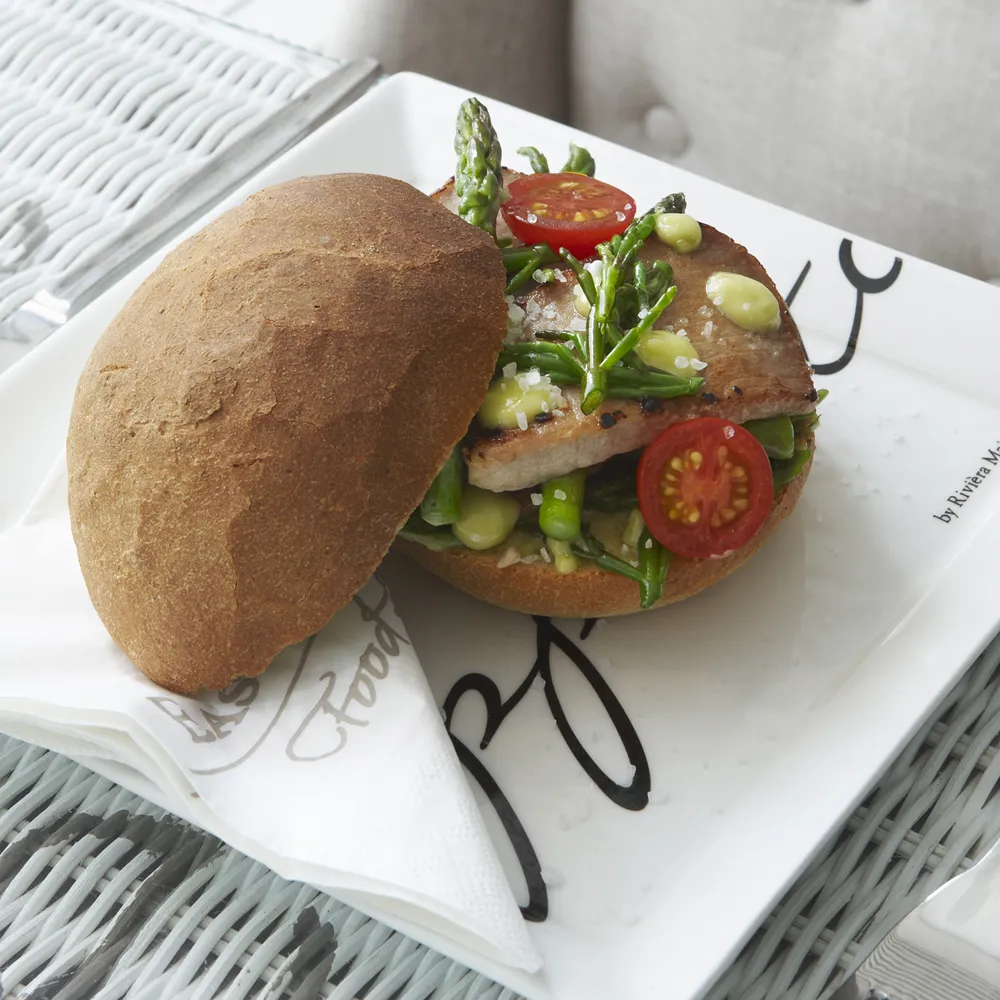 Buon Appetito firkantet tallerken 22 x 22 cm