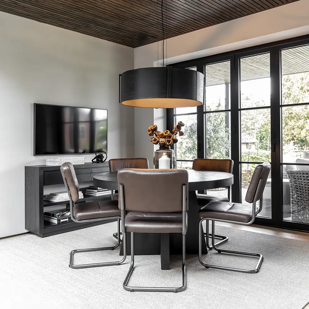 Caspian spisestol Espresso Leather