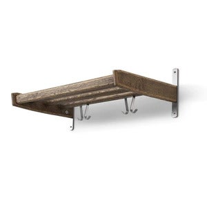 Meja hattehylde 59 cm røget eg 