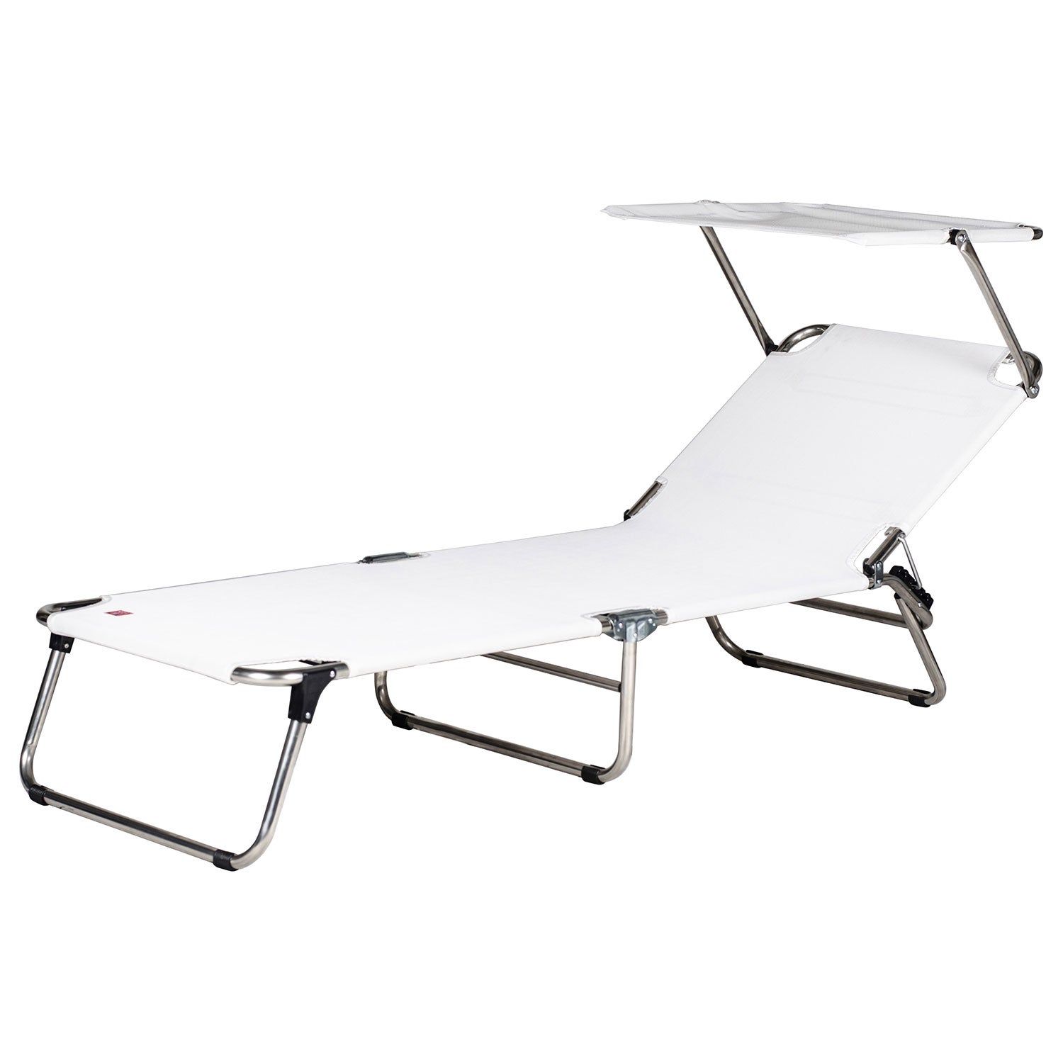 Amigo solseng top white aluminium/textilene 