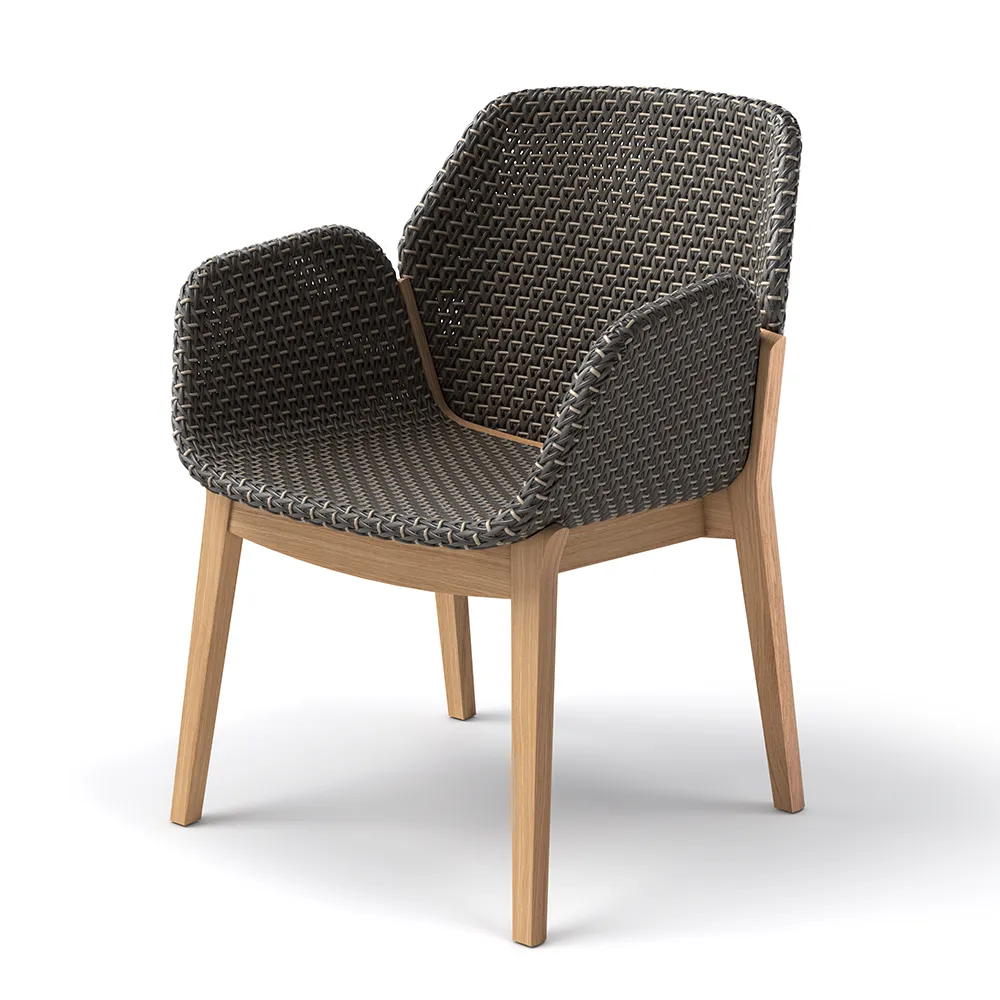 Dedon, CALADIO lænestol DF3 teak 0205 kapok 0239