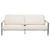 Naos 2,5-pers. sofa  Stainless steel / Dot beige