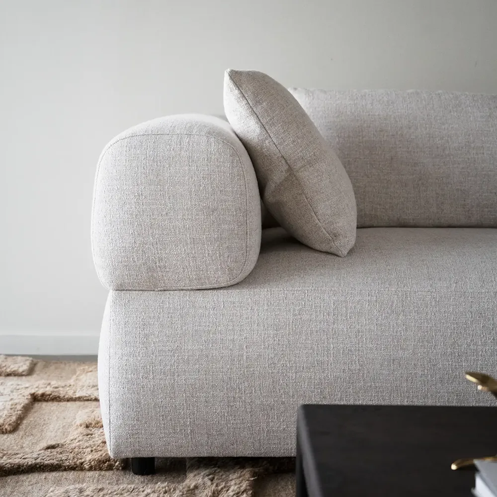 Falkner sofa 3-personers stof Oscar lys beige