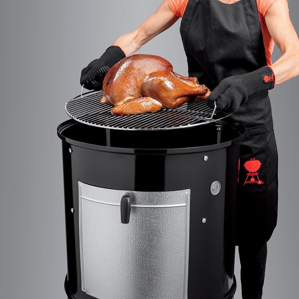 Smokey Mountain Cooker 57 cm Sort Støbejern Weber