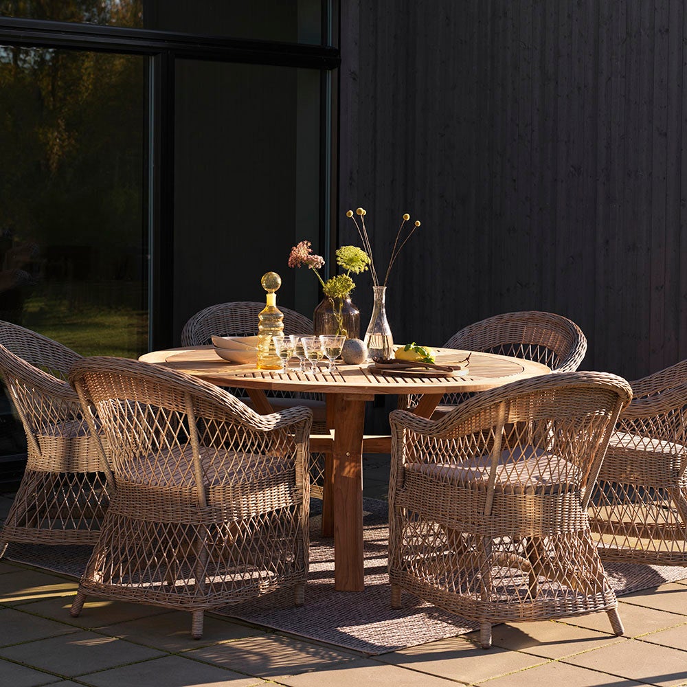 Circus Spisebord 150 cm Teak Brafab