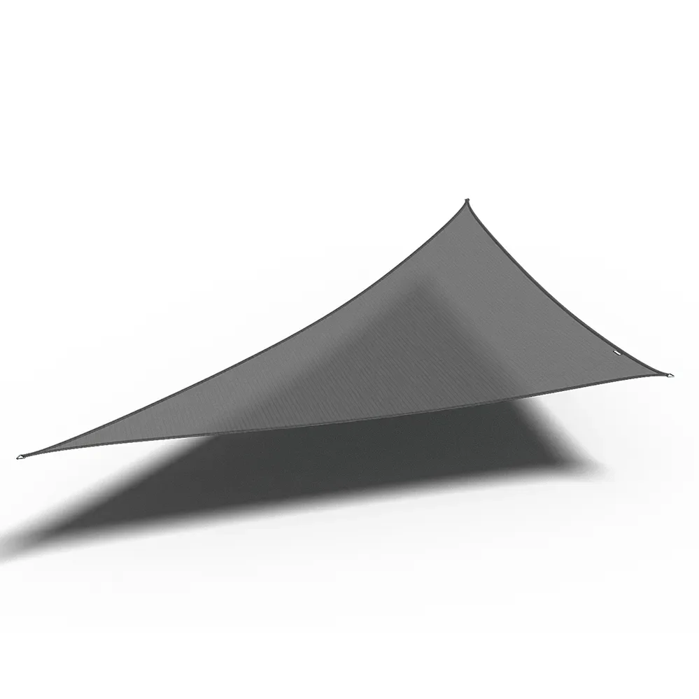 Coolfit solsejl trekantet 90° 400x570 cm grå