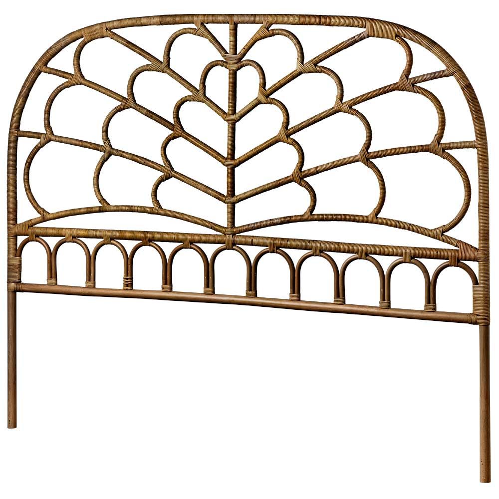 Sika Design, Sengegavl Celia 180 cm i rattan antik