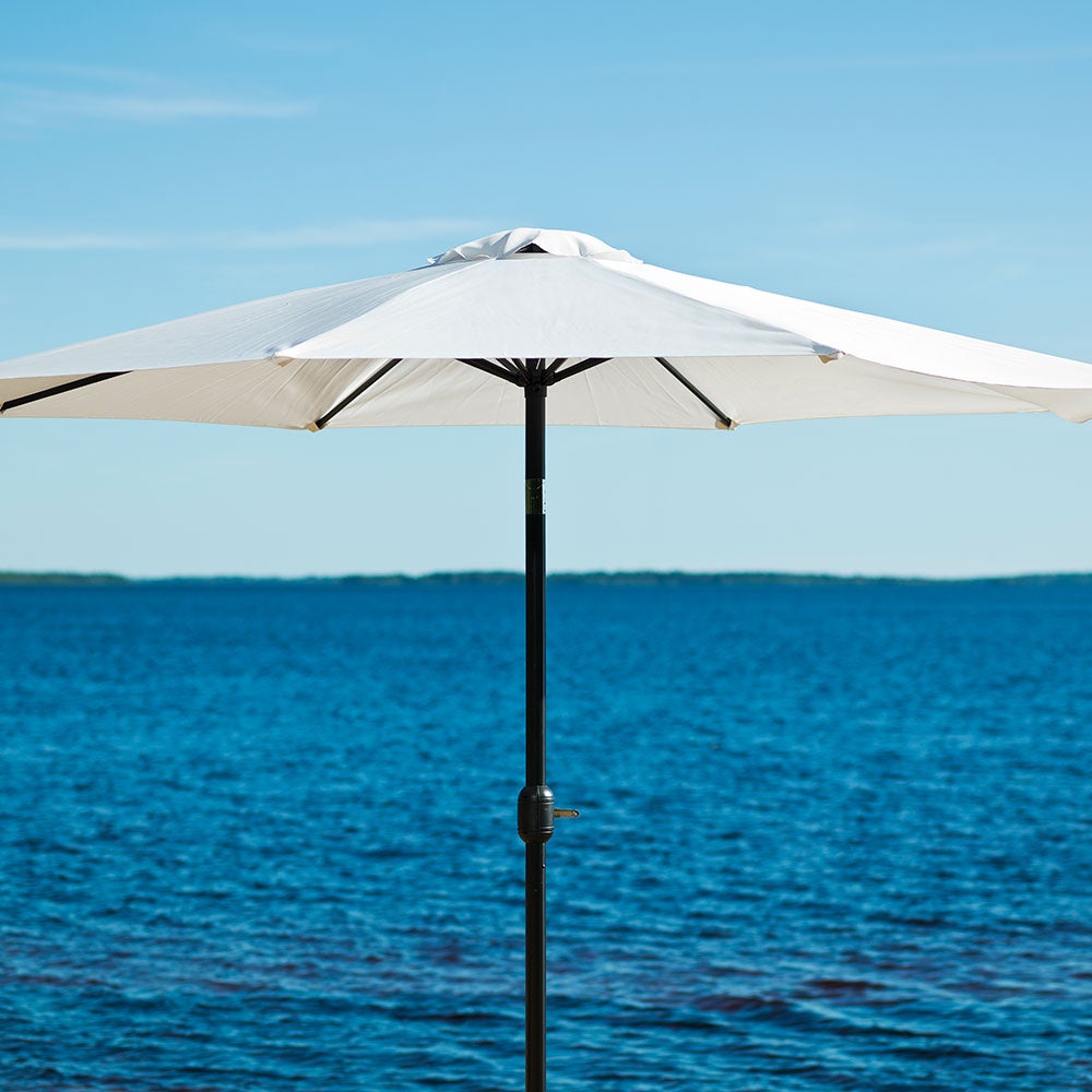 Parasol 300 cm beige aluminium 