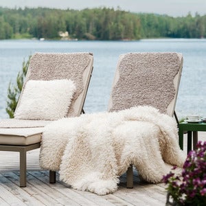 Wooly Tæppe Ivory