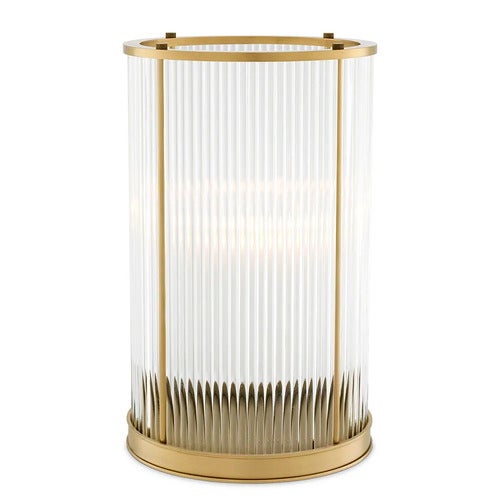 Hurricane Mayson L Antique Brass Lyslygte