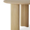 Boomerang skrivebord lakeret eg 160x83 cm