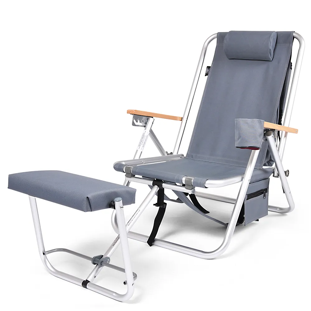 Fritab, Roxy Strandstol M Kylbag/Mobilficka Grå