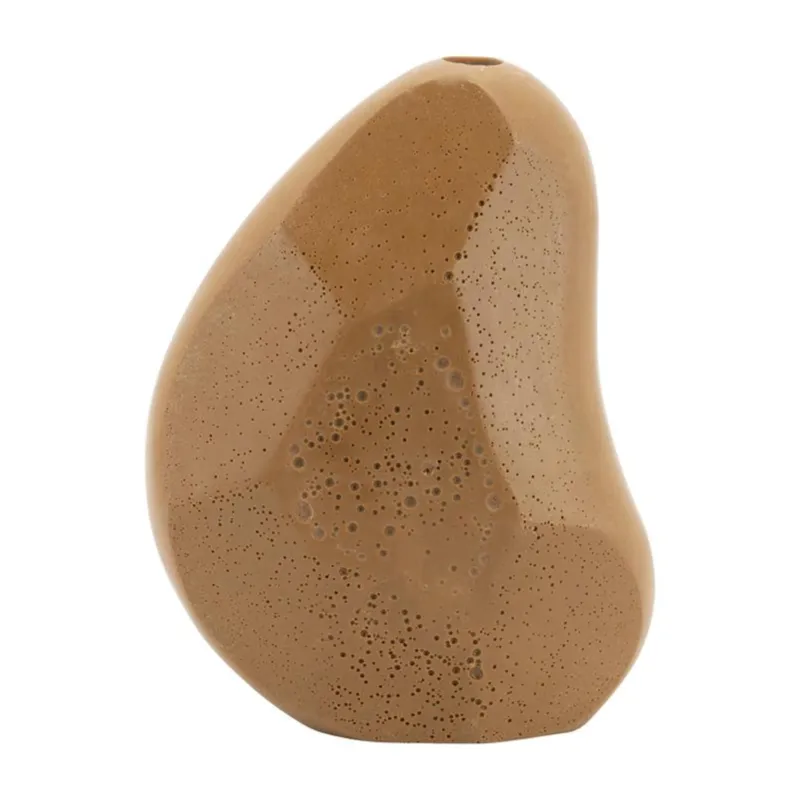 By-Boo, Kori 1 Vase 20x11x28 cm Harpiks Brun