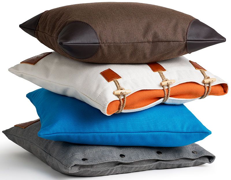 Ava Blå/Kobberknapper