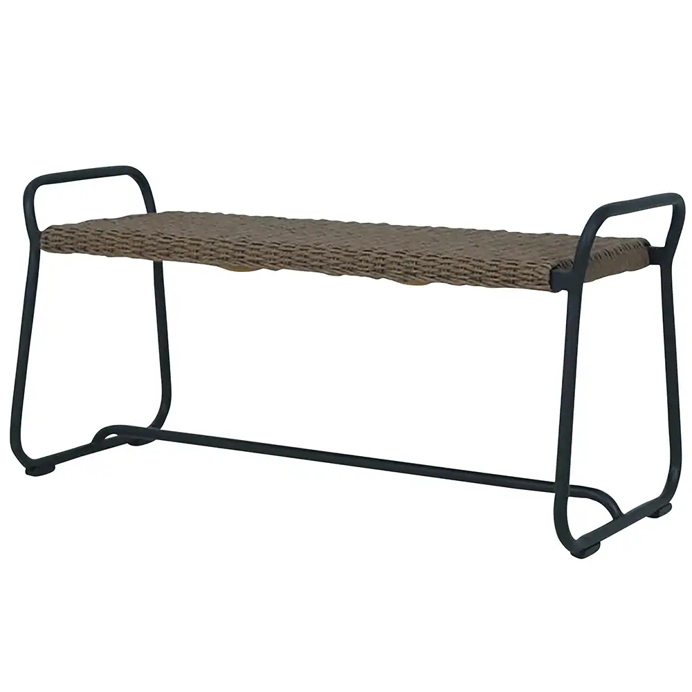 Brafab, Midway Bænk 110 cm Sort/Natur Brafab