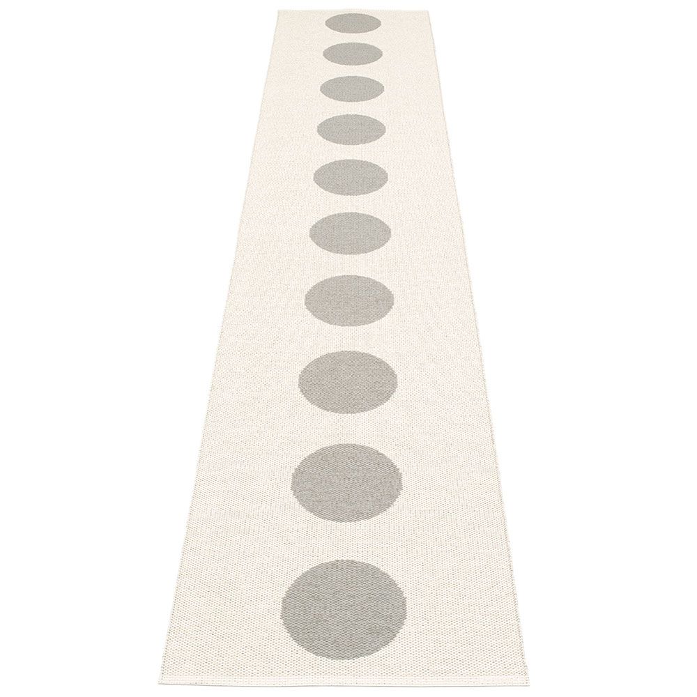 Vera tæppe 70x375 cm warm grey/vanilla 