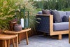Angle Lounge lænestol inkl Hyndesæt teak grå 