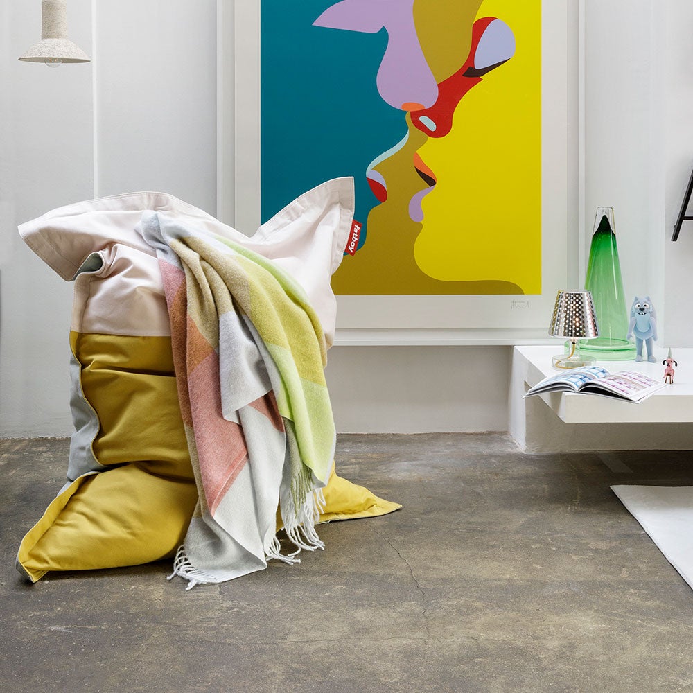 Colour blend blanket clementine