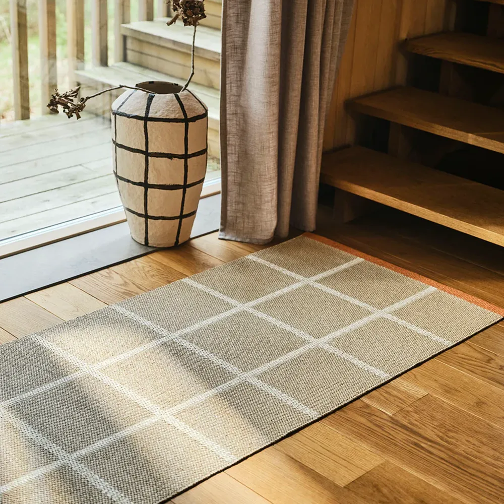 Vævet Tæppe Criss Beige 70x300 cm