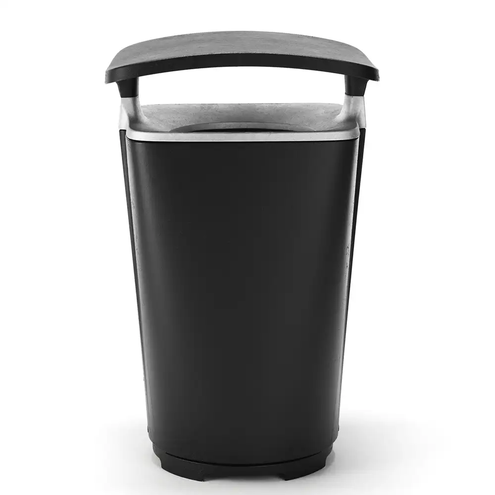 Monolit affaldsspand med tag Hybrid