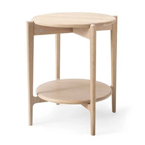 Leia sidebord hvidolieret eg