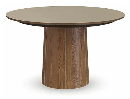 Skovby SM33 spisebord i valnød med muskatlaminat